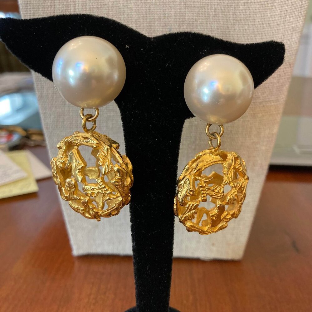 Rare S. Ferragamo Earrings